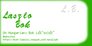 laszlo bok business card